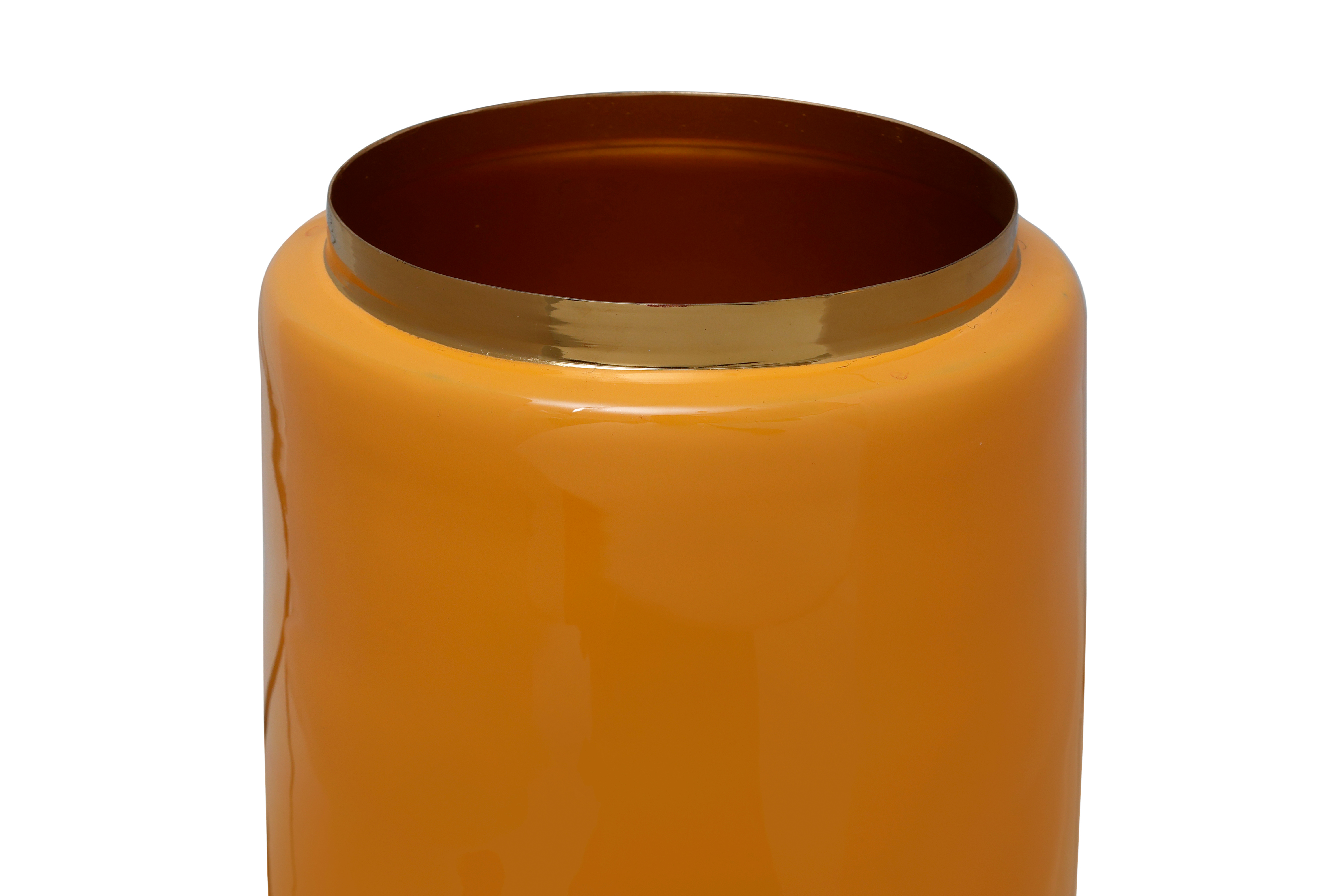 Vase Art Deco 455 Gelb / Gold