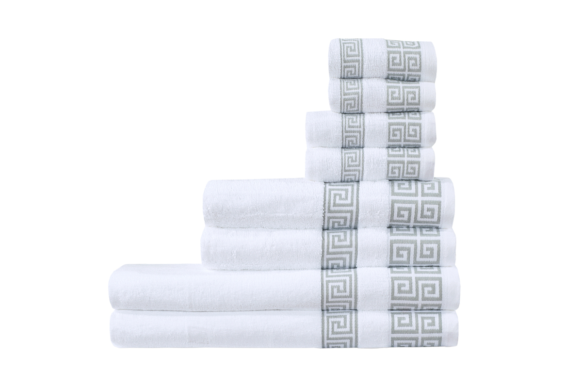 Handtuchset Beryl 425 8er-Set Weiß
