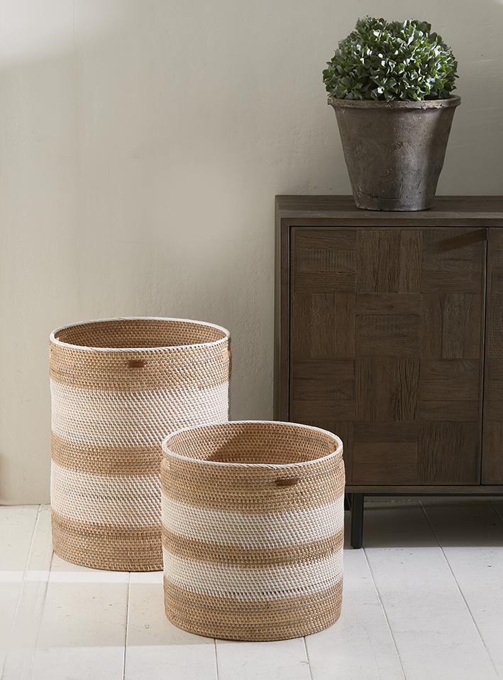 Crystal Bay Basket Set Of 2 pieces Crystal Bay Basket Set Of 2 pieces
