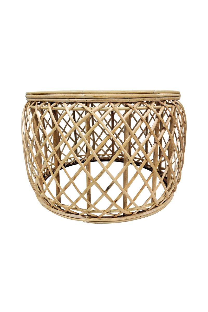 Rattan Tisch Massa 125 Natural