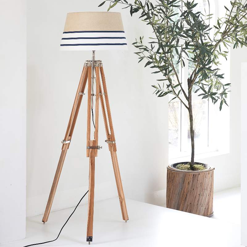 RM Wooden Tripod Floor Lamp