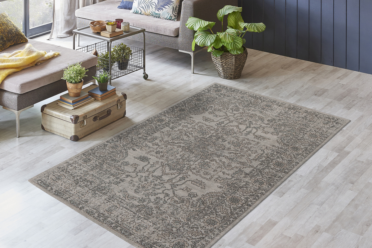 Percy 300-IN Grün / Taupe 120cm x 170cm Percy 300-IN Grün / Taupe 120cm x 170cm