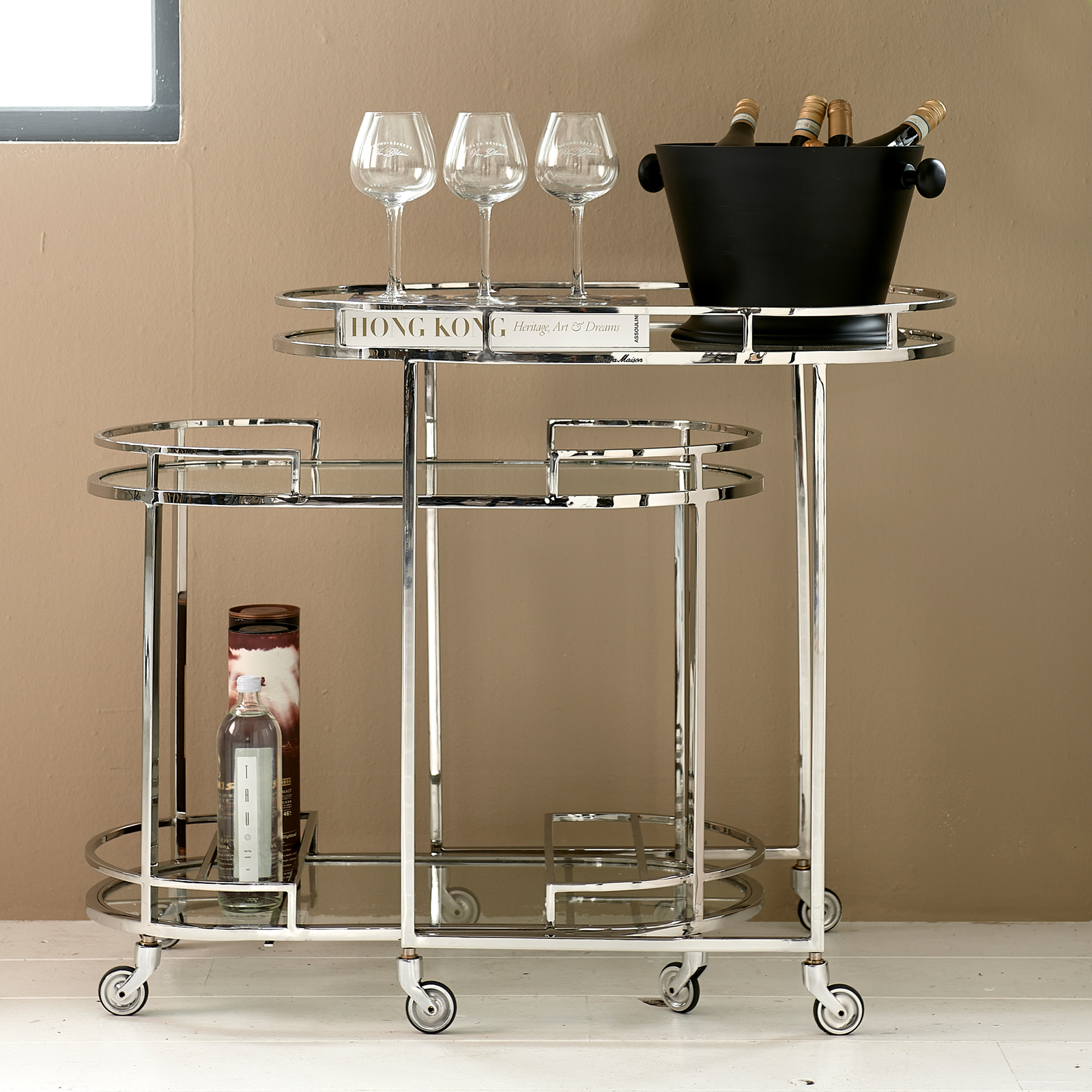 Crosby Street Bar Cart Set of 2 