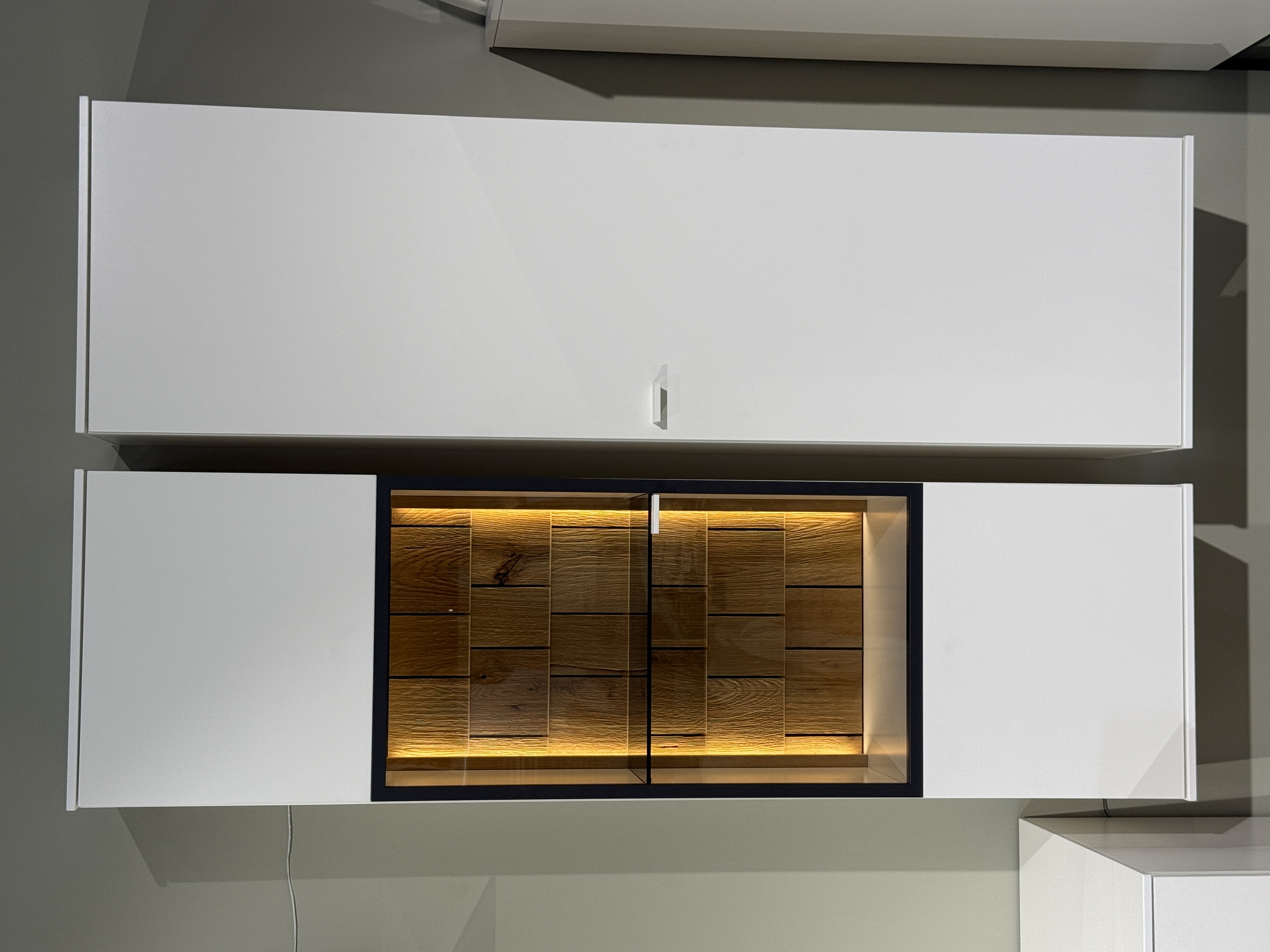 TV-Wohnlösung Legno 5-tlg. Wohnzimmer LED Beleuchtung