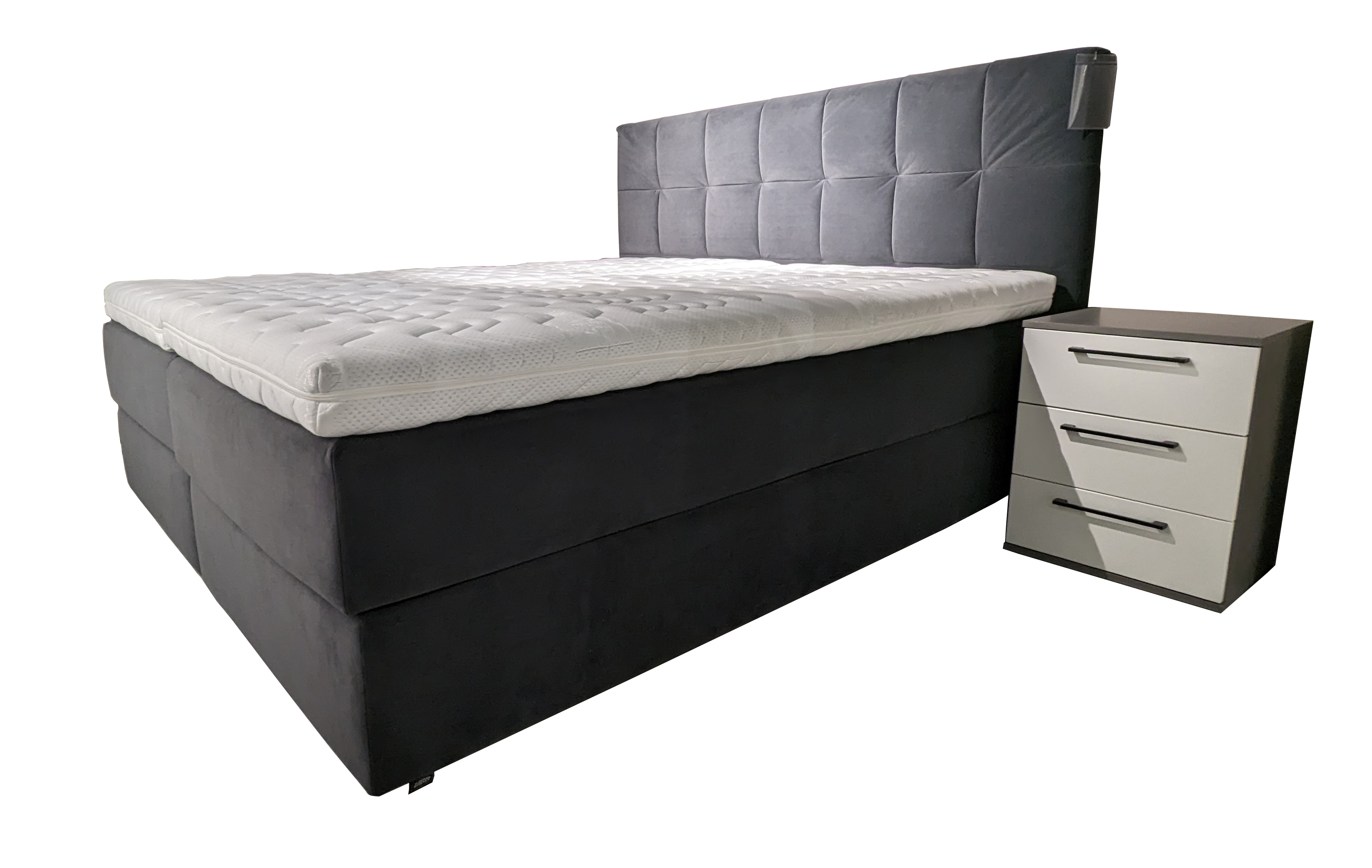 Boxspringbett Vita Bett Doppelbett Polsterbett Schlafzimmer 180x200 cm