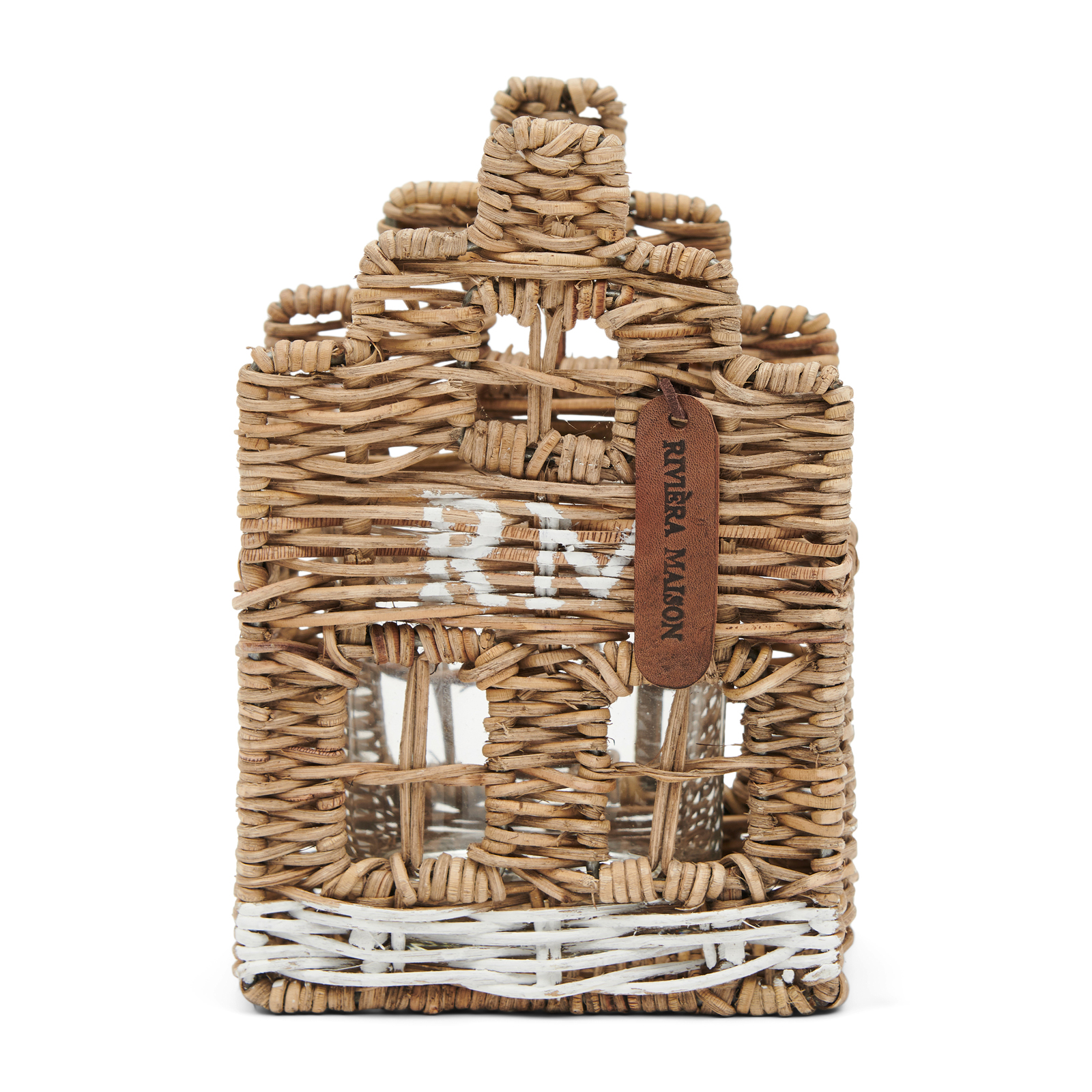 Rustic Rattan Happy Home Votive