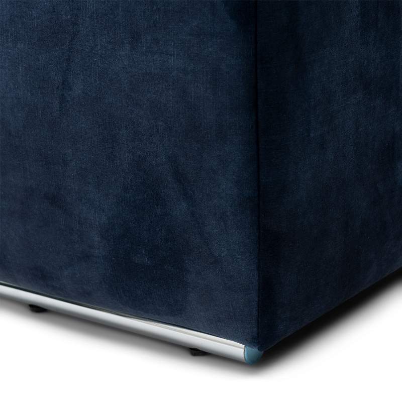 The Mark II Armrest, velvet, estate blue