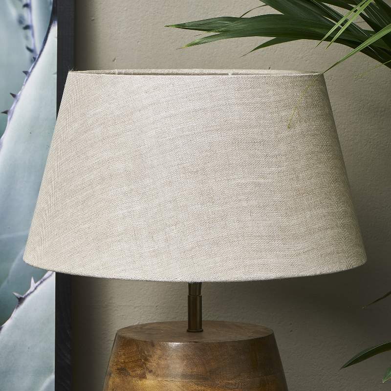 Linen Lampshade natural 28x38