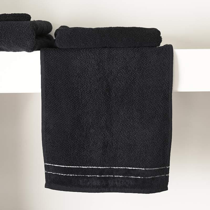 RM Elegant Guest Towel black 50x30