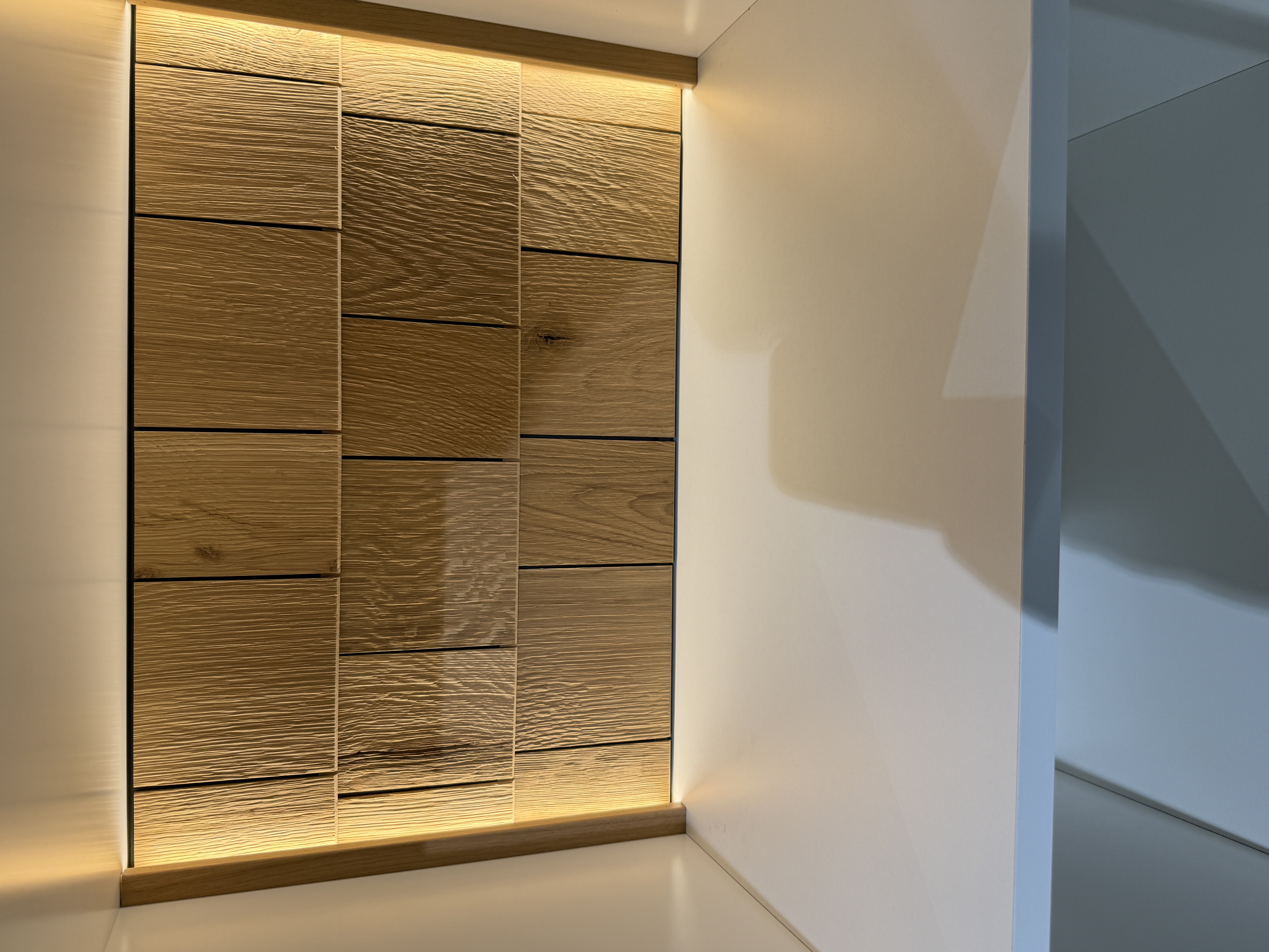 Highboard Legno Wohnzimmer Schrank LED Beleuchtung