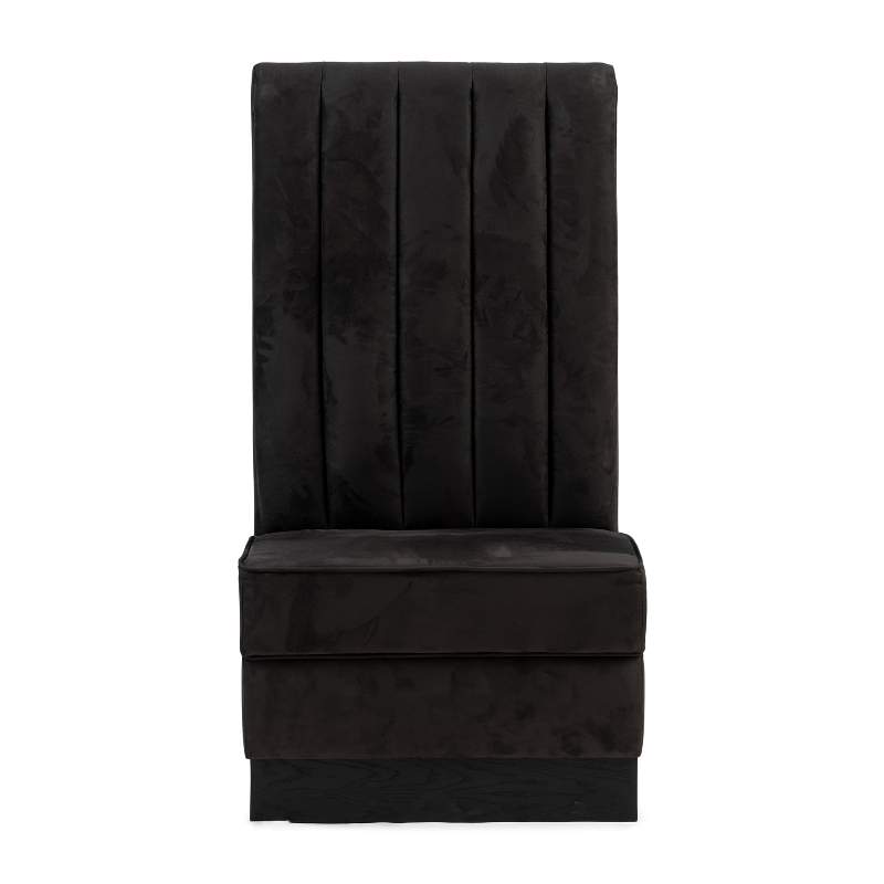 Matera Wall Bench 70CM, scottish suede, noir
