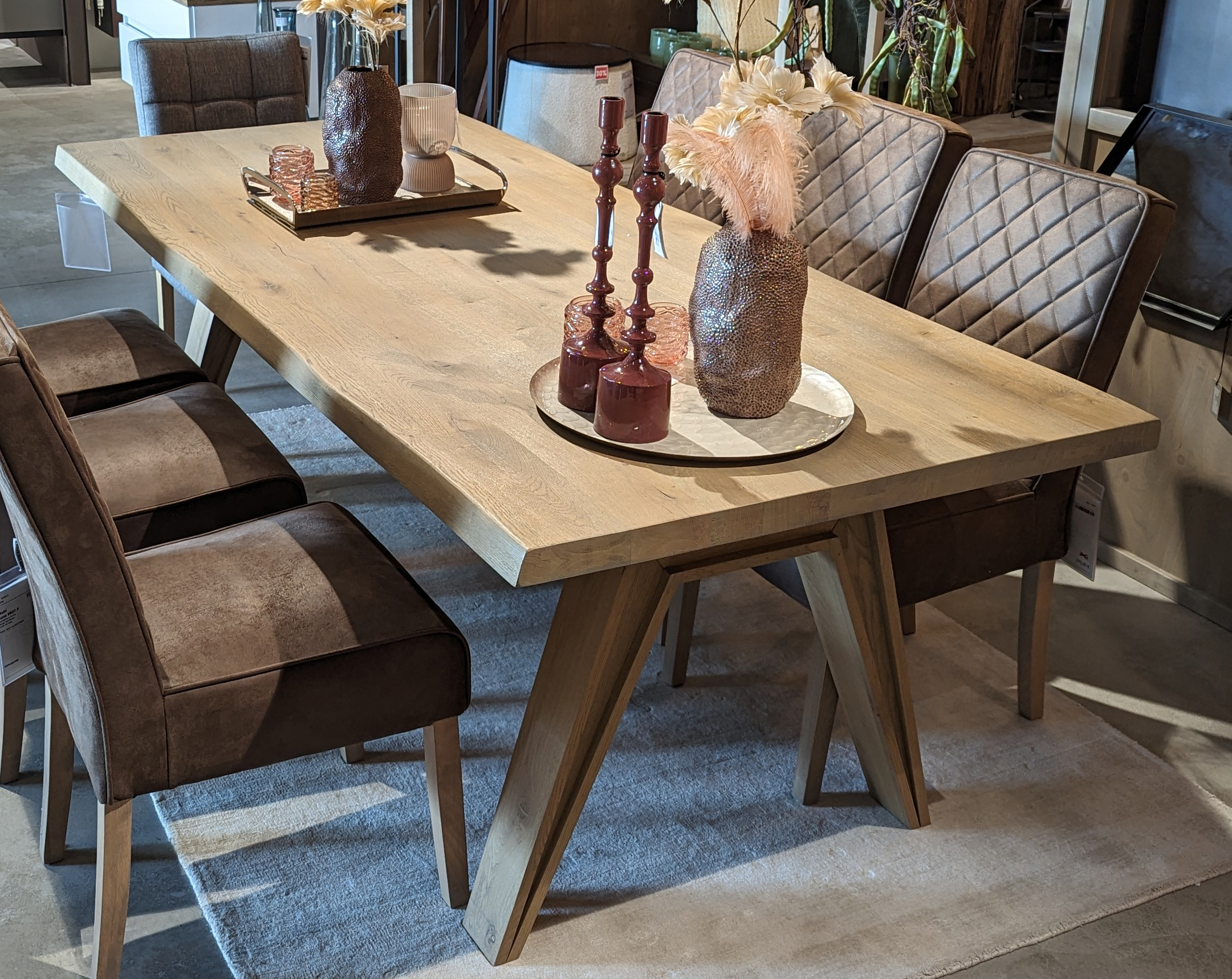 XO Interiors Esstisch Bole Rustikal Tisch Esszimmer Tafel Speisetisch Essbereich