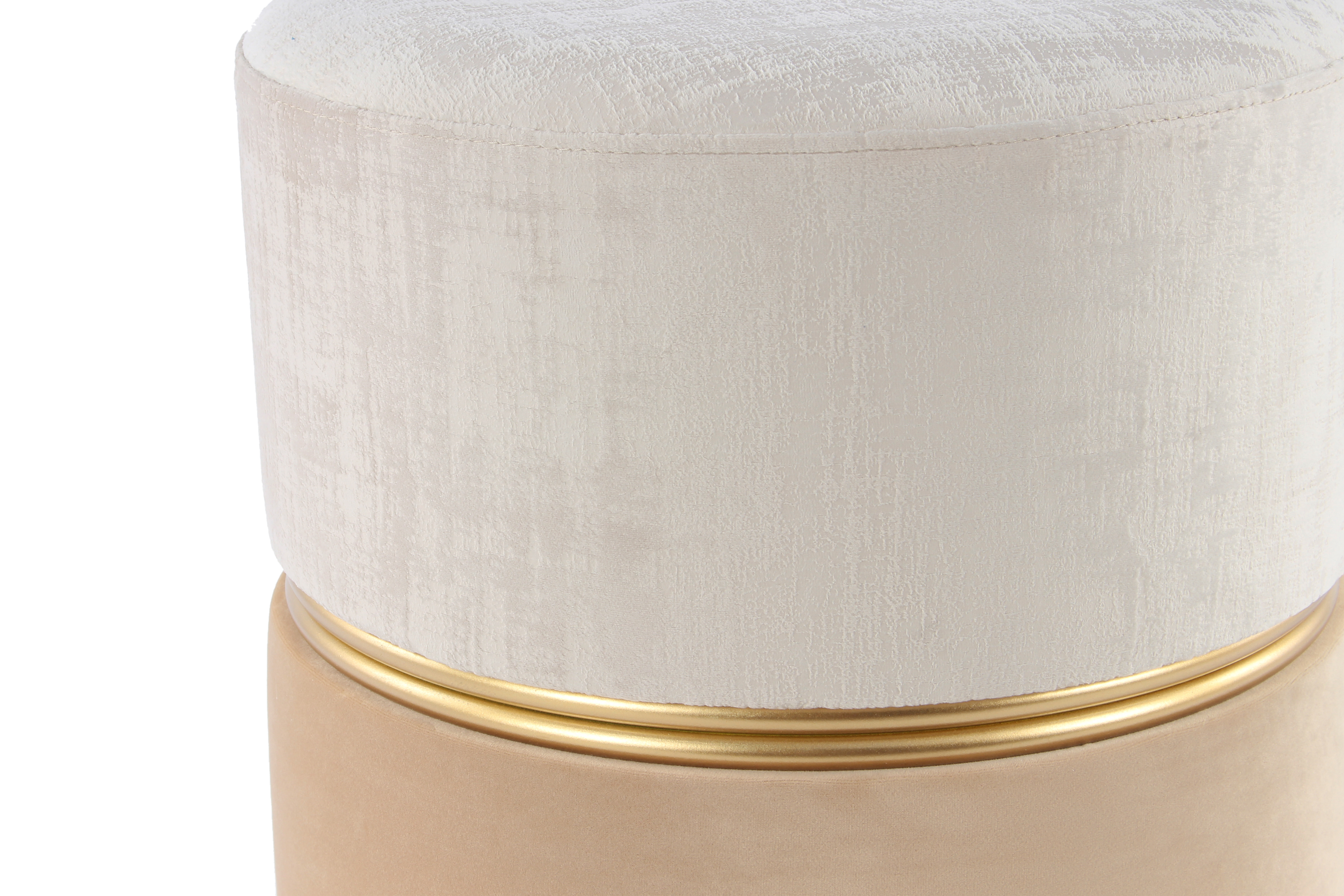 Hocker Cleopatra 625 Elfenbein / Beige