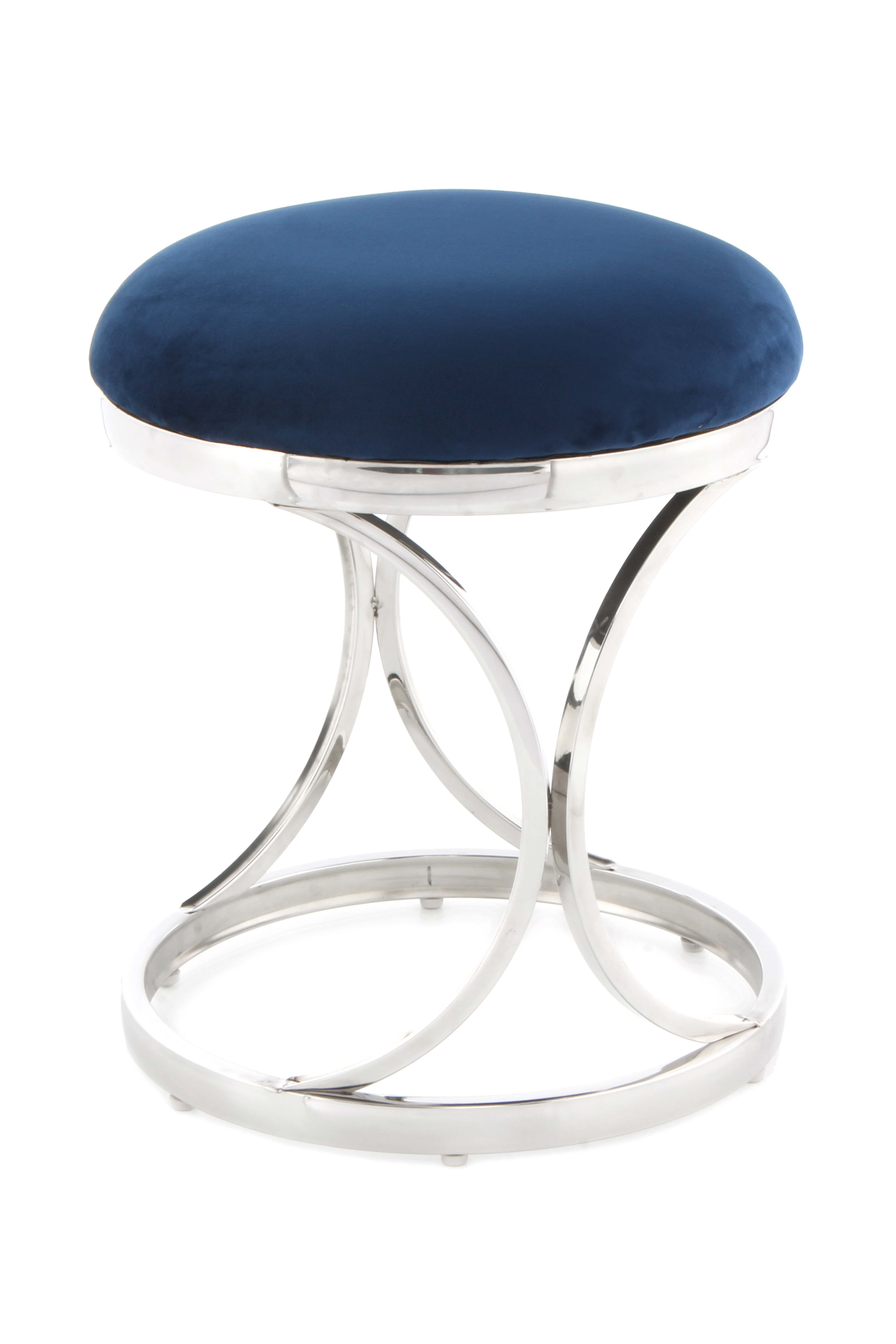 Hocker Weyda 325 Blau / Silber