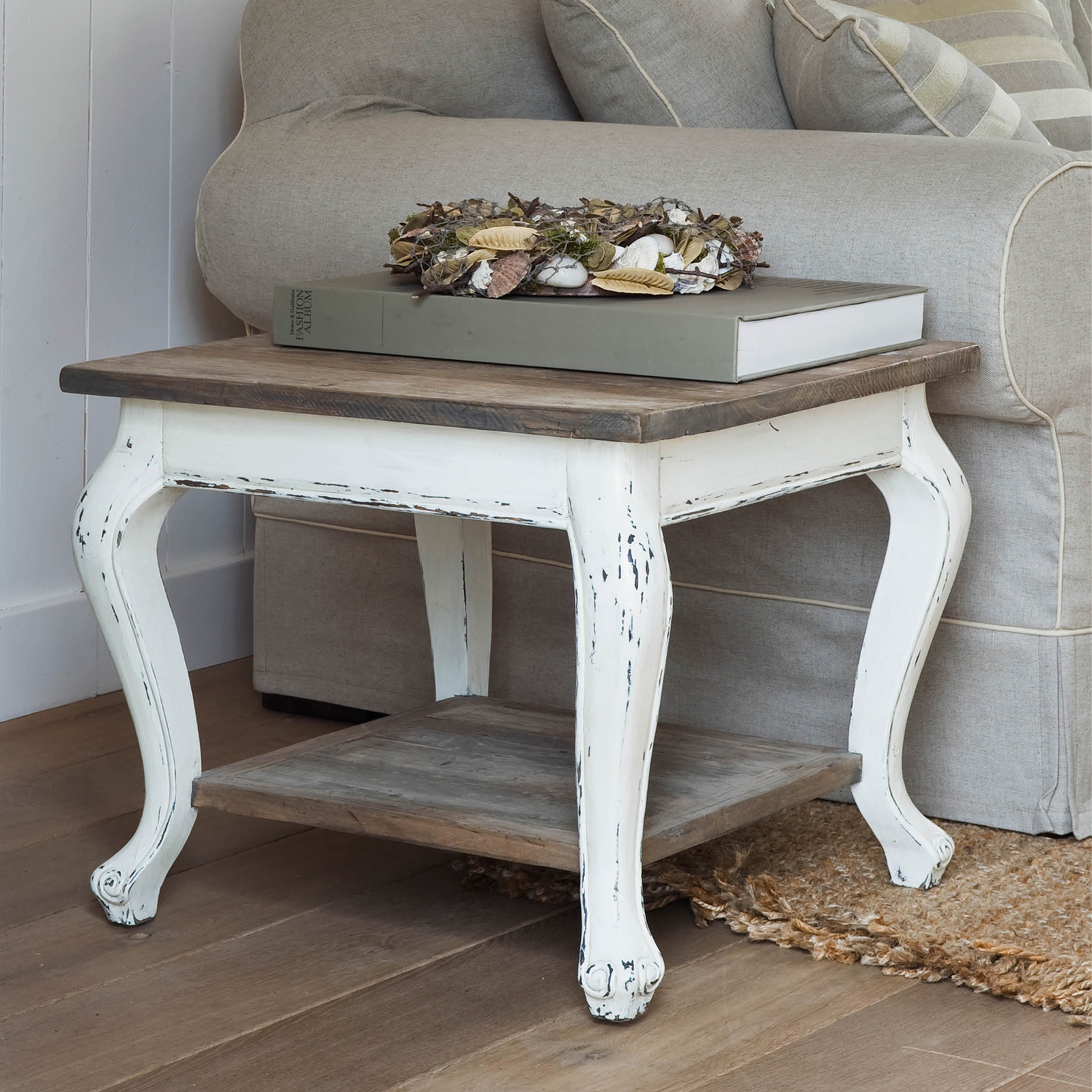 Driftwood End Table, 60x60 cm Driftwood End Table, 60x60 cm