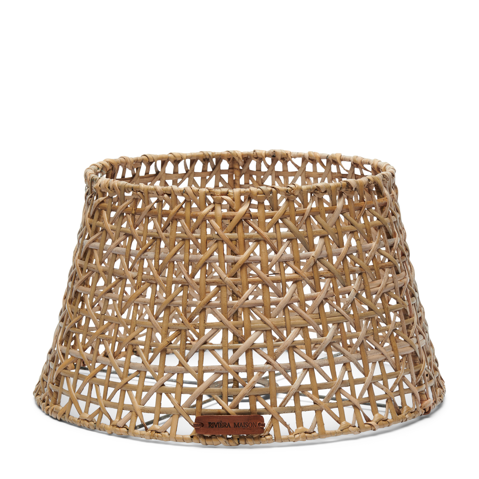 Rustic Rattan Weave Lampshade 21x38