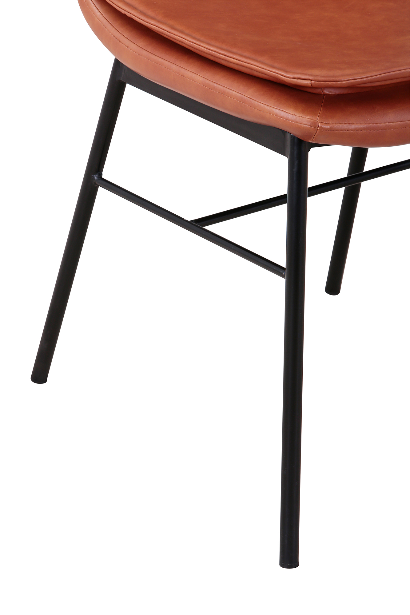 Stuhl Brady 125 2er-Set Cognac / Cognac Stuhl Brady 125 2er-Set Cognac / Cognac