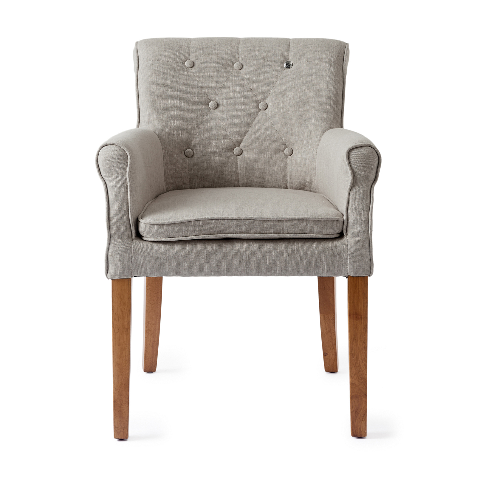 La Scala Dining Armchair, linen, flax La Scala Dining Armchair, linen, flax