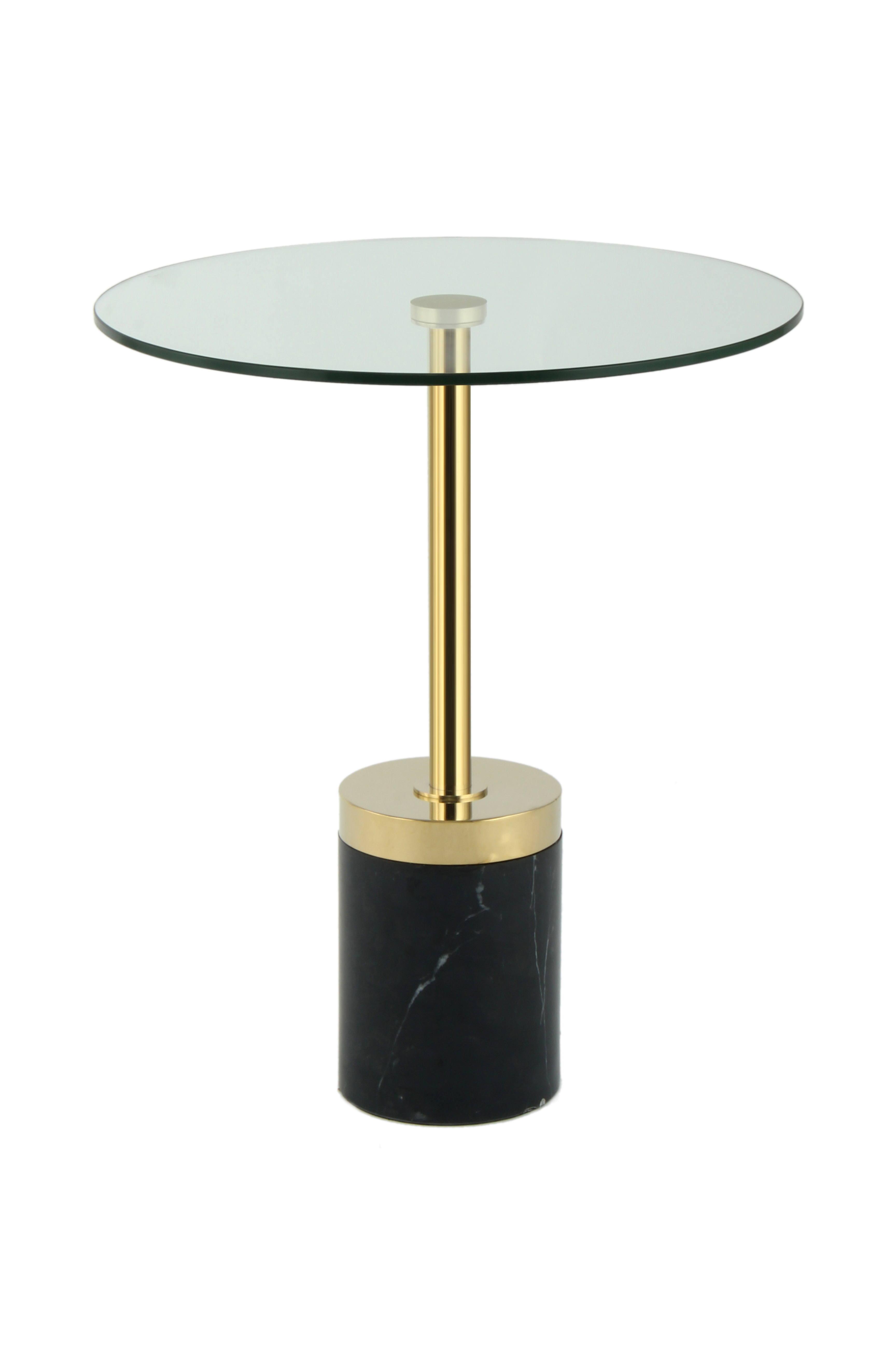 Beistelltisch Lana 125 Gold / Schwarz