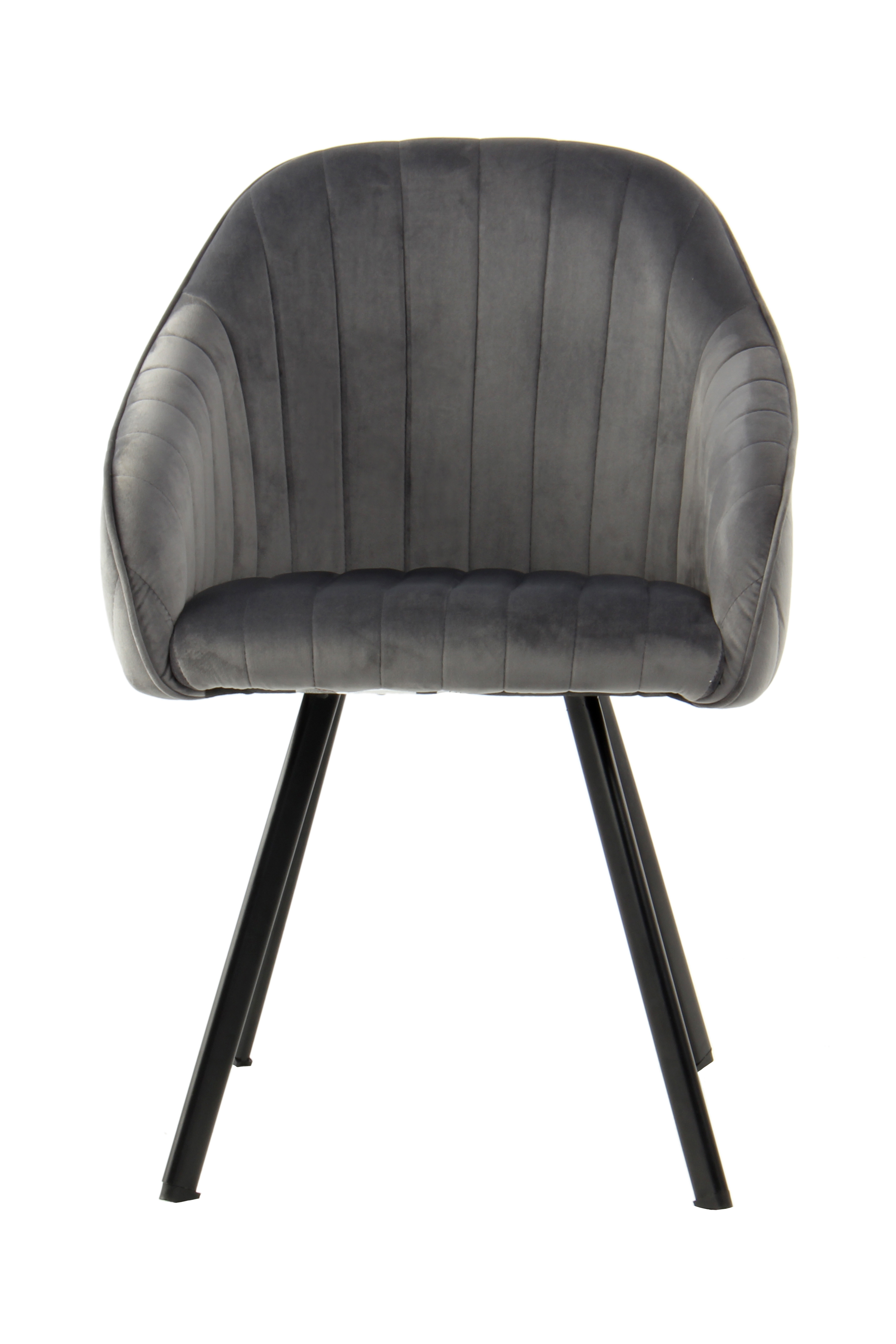 Stuhl Jodie 125 2er-Set Dunkelgrau