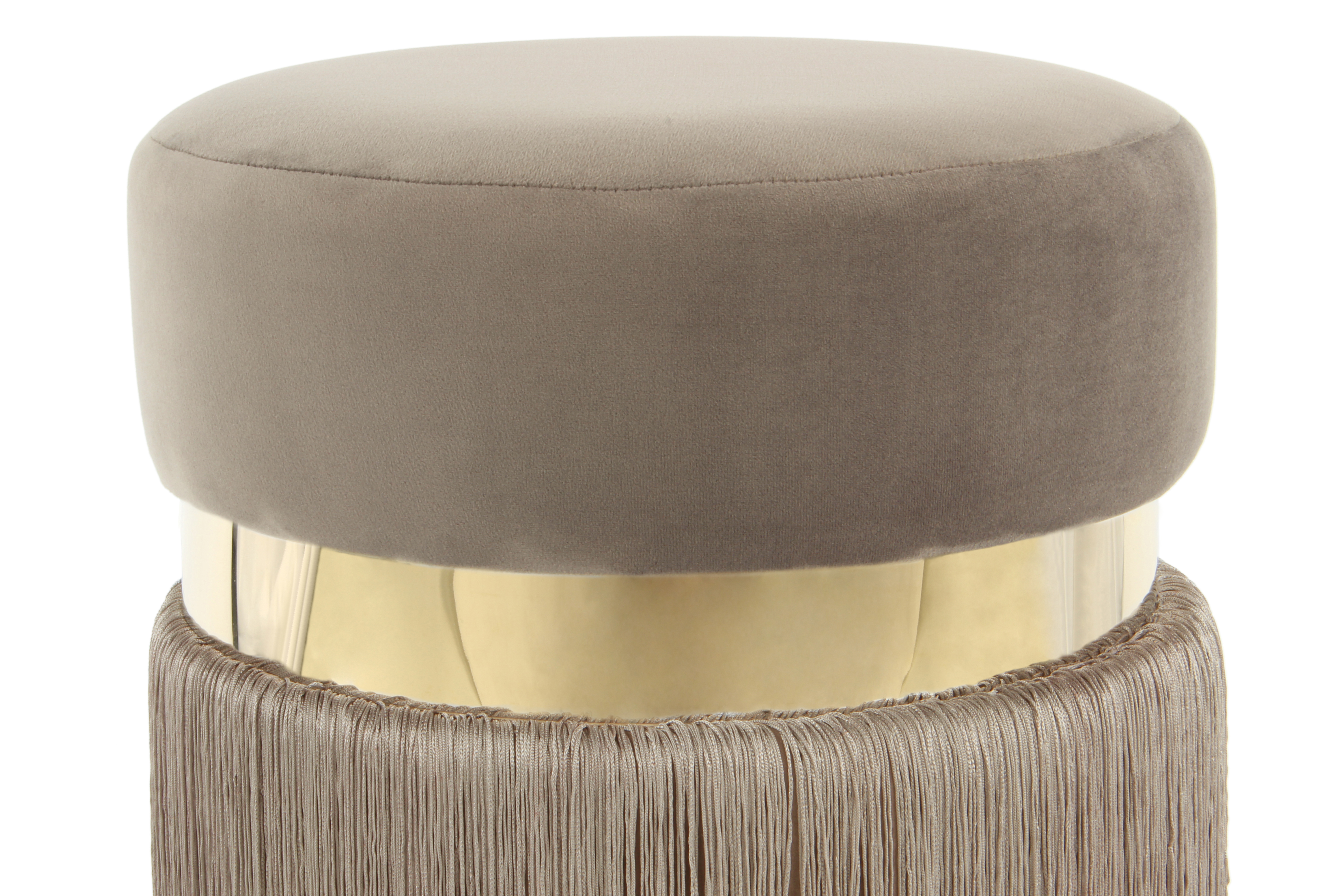 Hocker Rebecca 925 Taupe / Gold